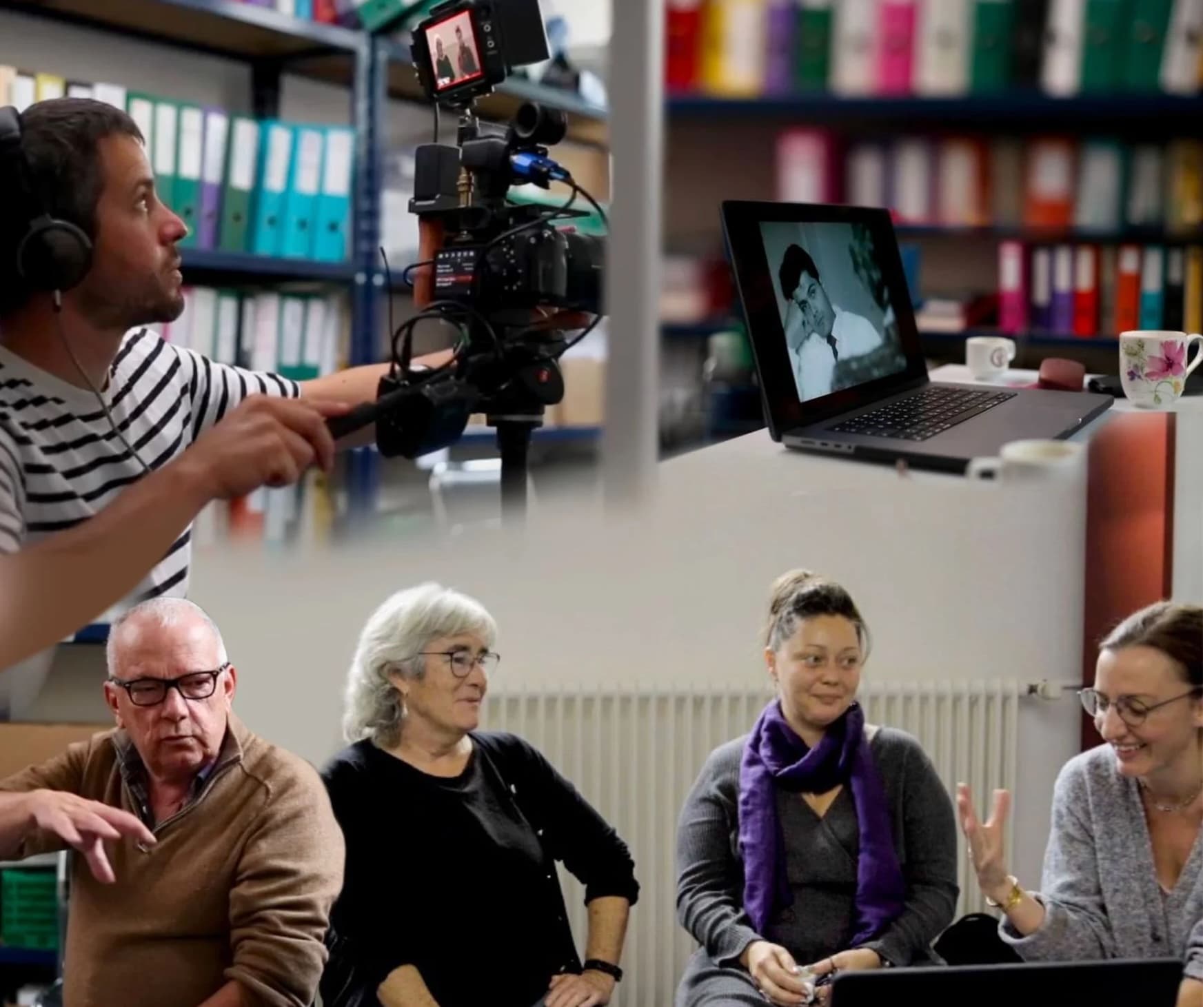 Collage de moments de captation des ateliers